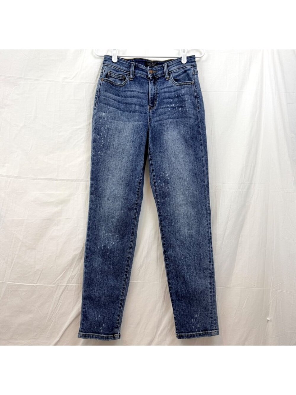 Judy Blue My Favorite Boyfriend Mid-Rise Distressed Jeans Women 5/27 Blue